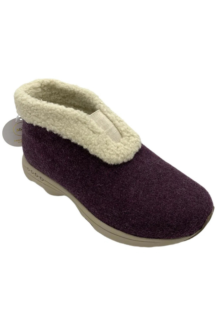 Easy Spirit Women's Treepose2 Boot Plum/Natural - Extra Wide